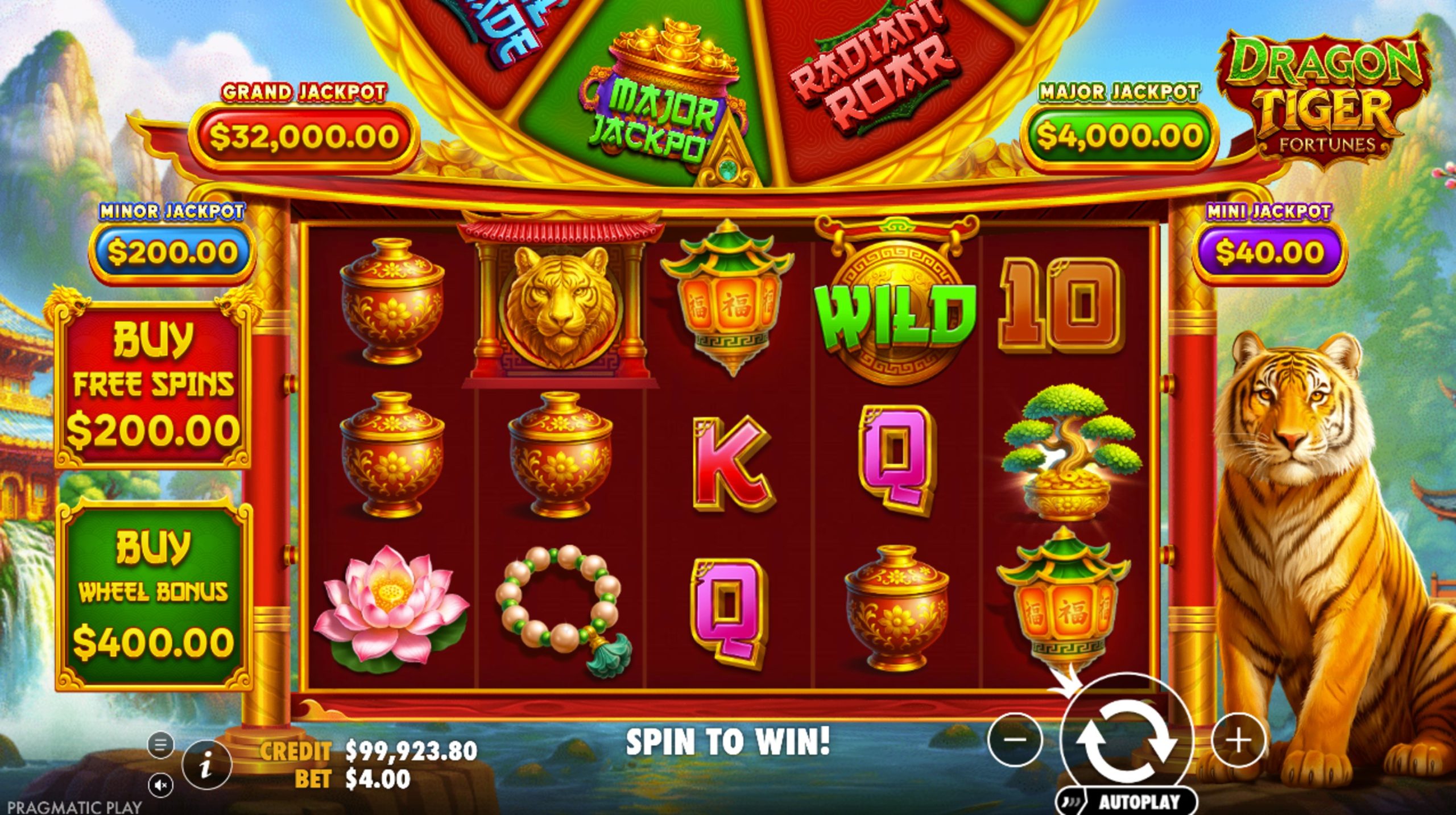 dragon tiger fortunes slot