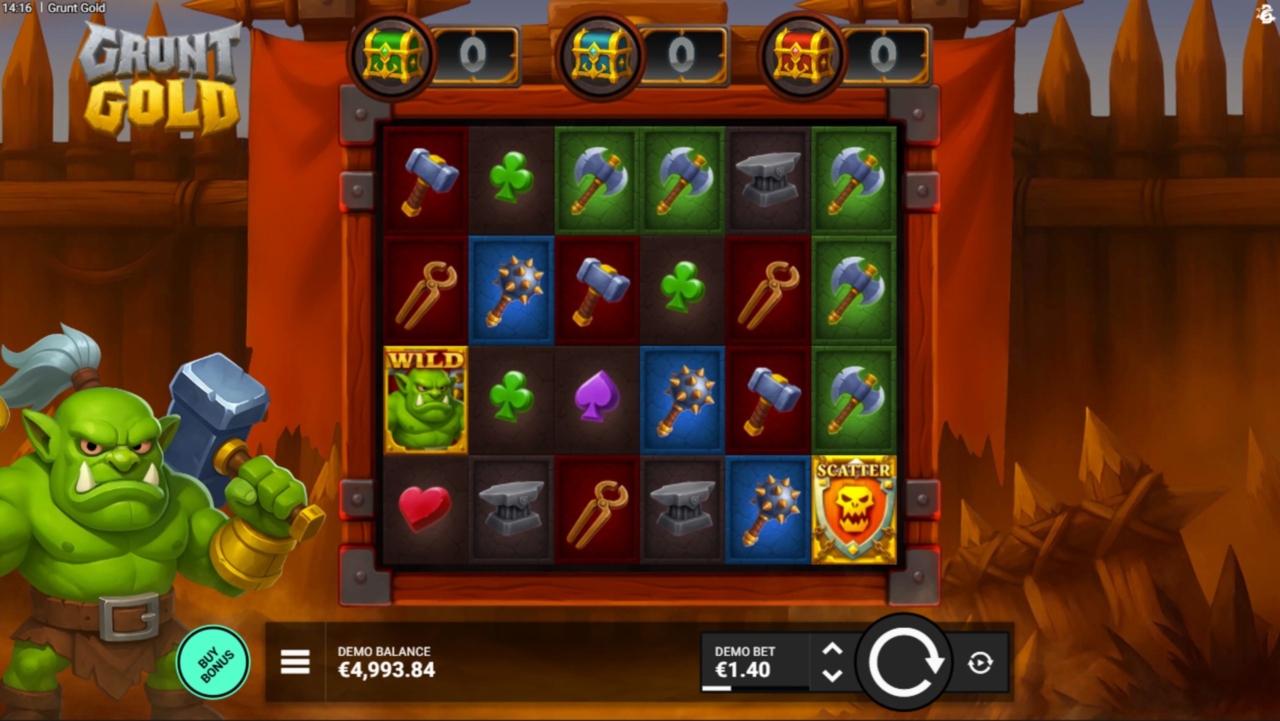 grunt gold slot