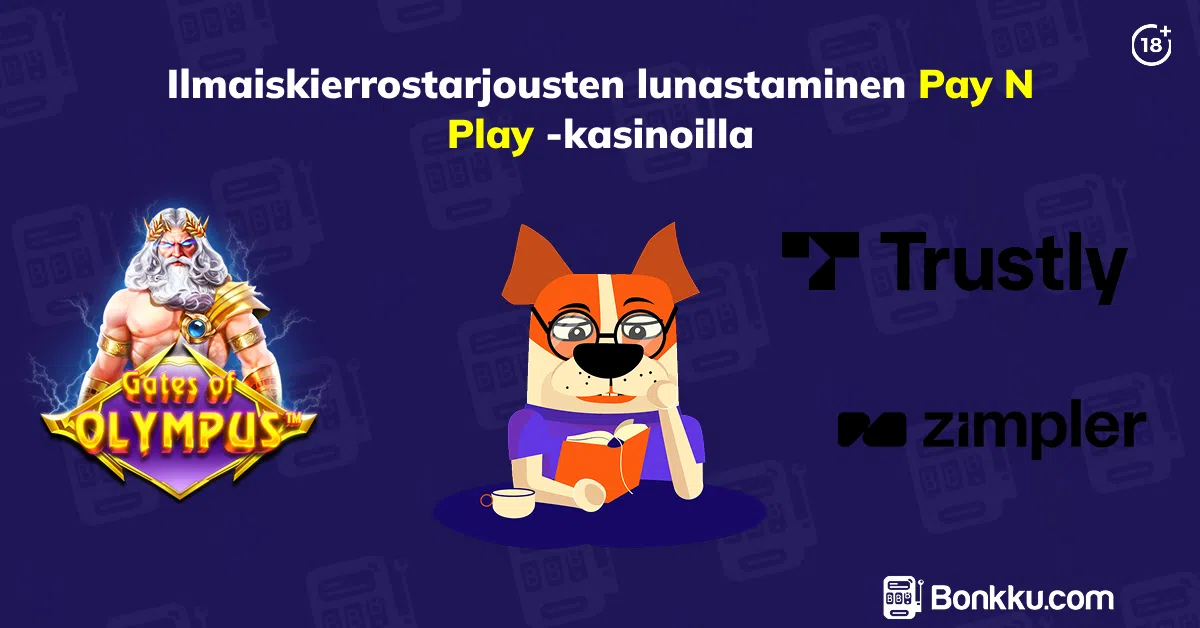 ilmaiskierrostarjousten lunastaminen pay n play kasinoilla