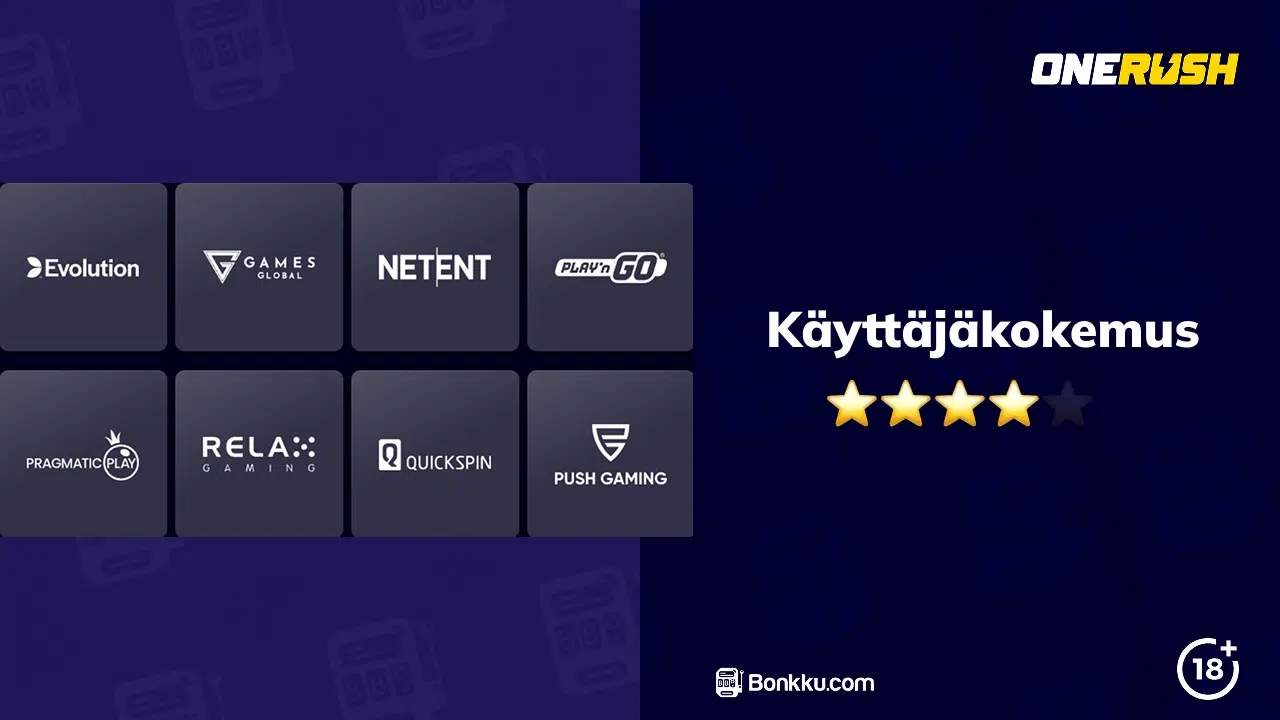 onerush casino käyttäjäkokemus