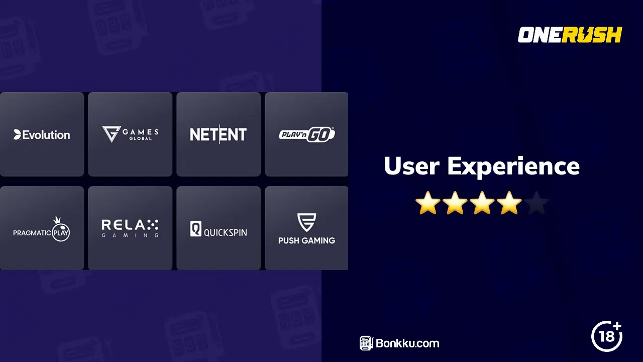 onerush casino user experience