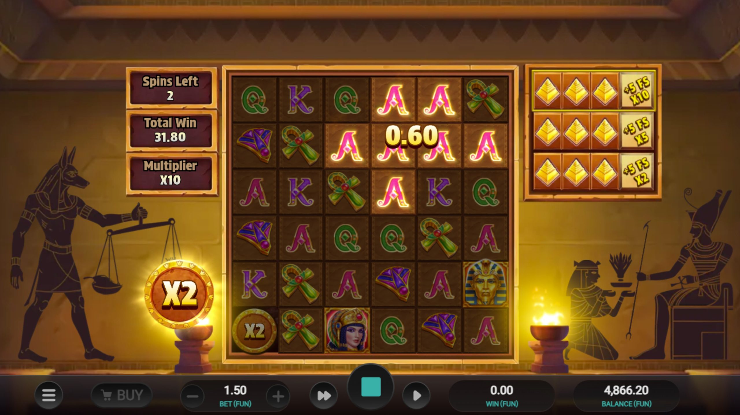 pharaohs last wish bonus