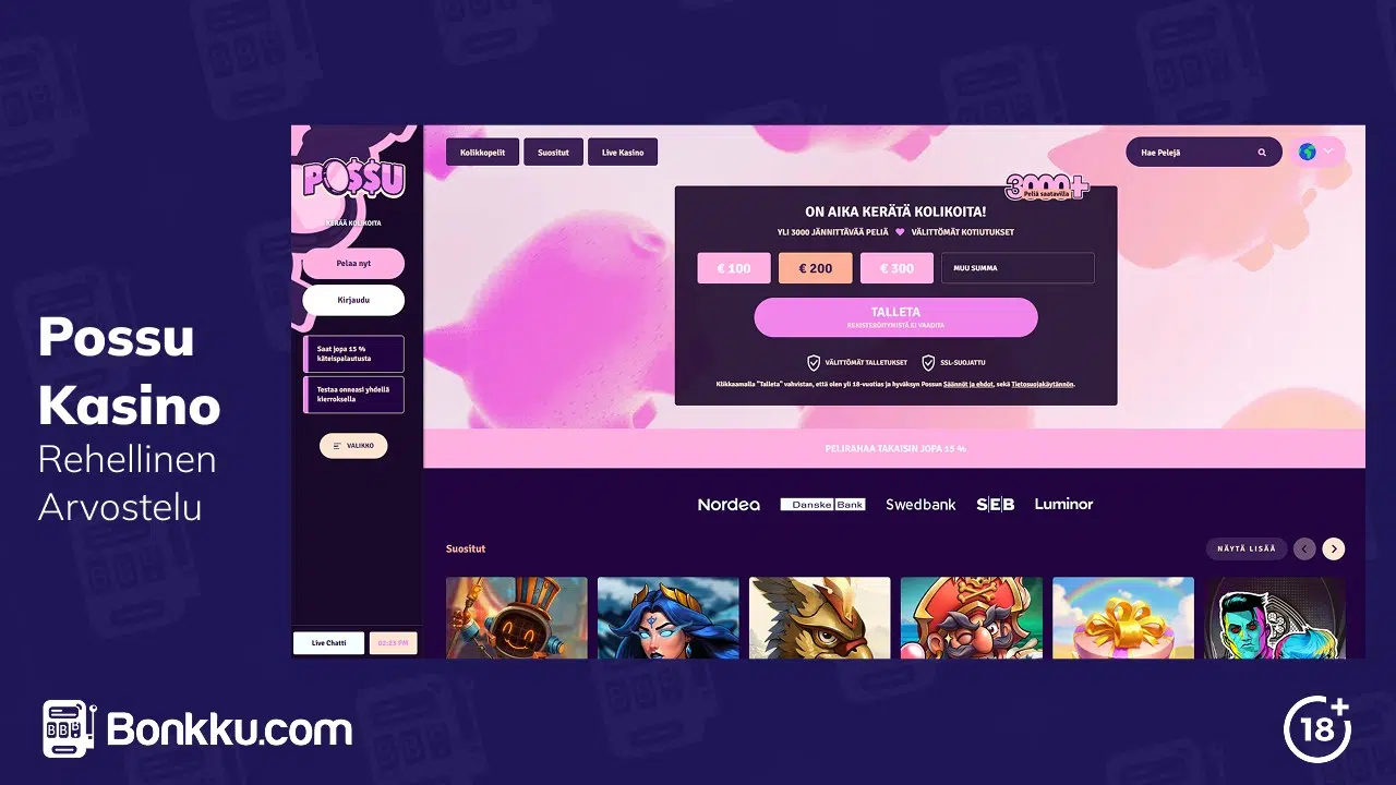 possu kasino arvostelu