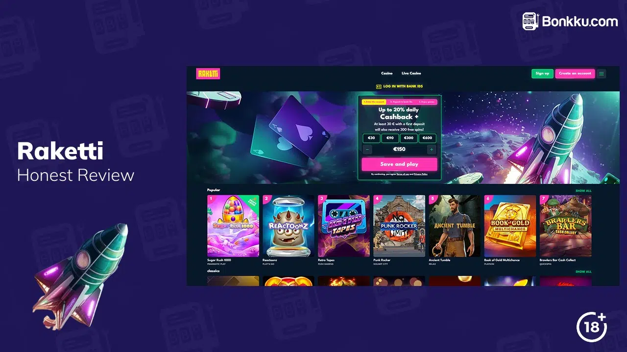 raketti casino review