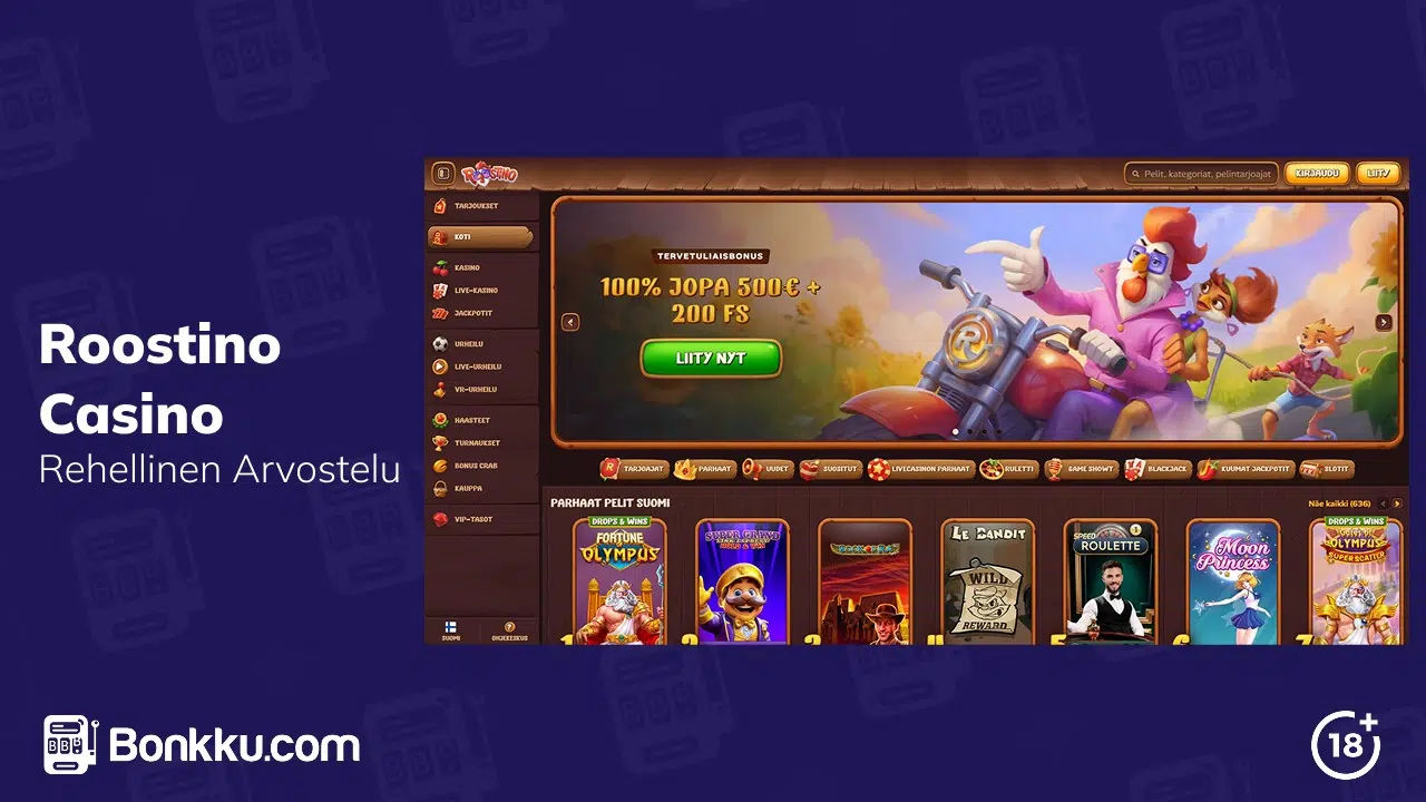 roostino casino arvostelu