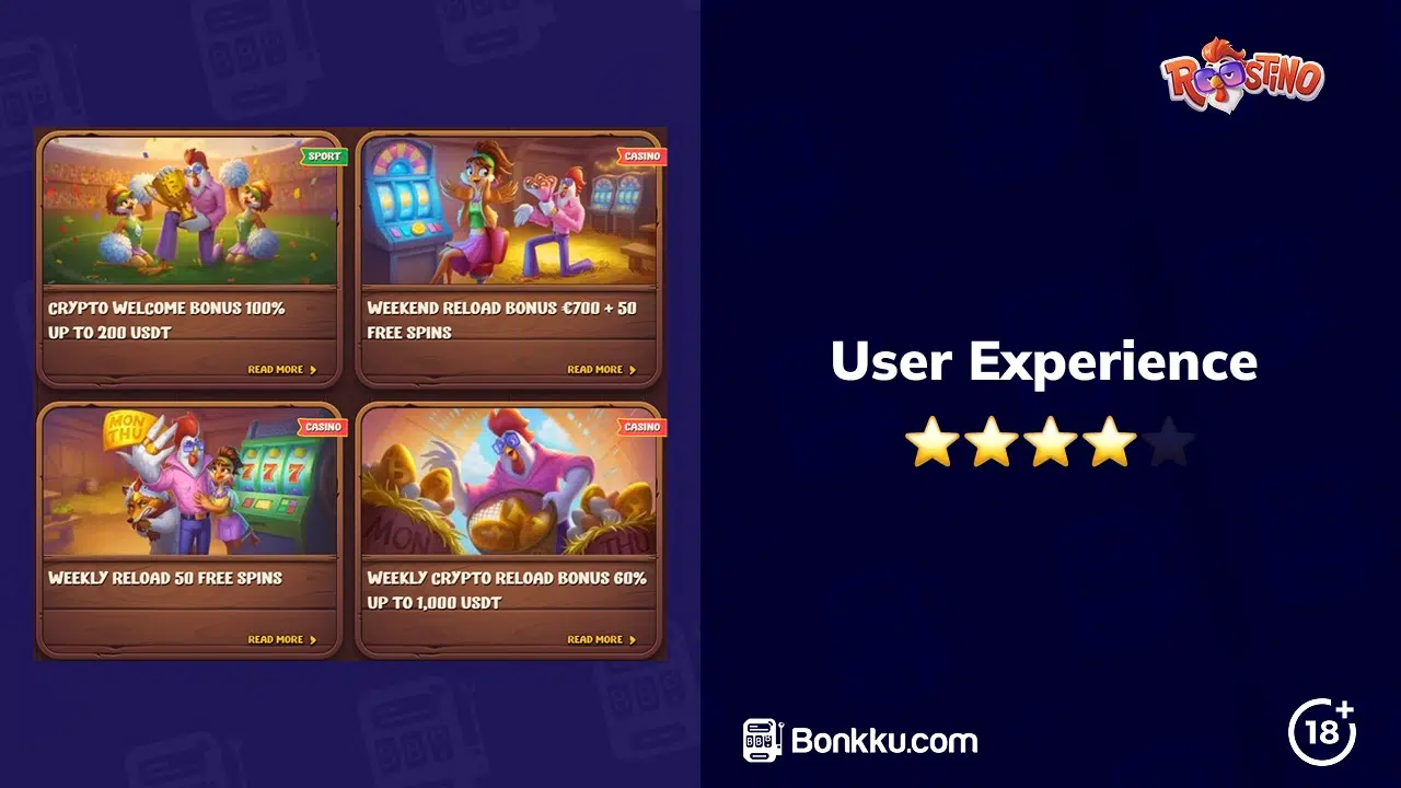 roostino casino user experience