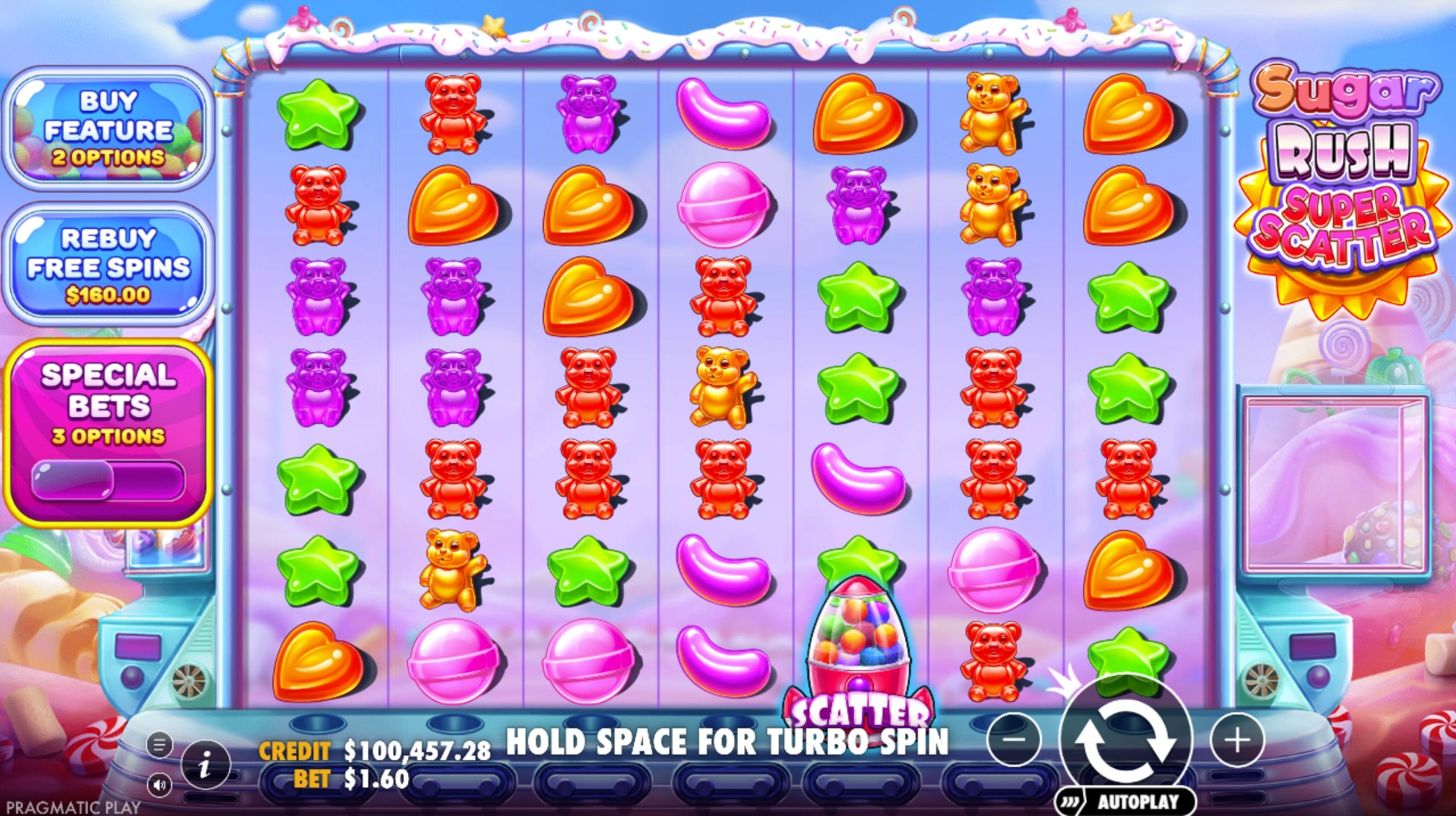 sugar rush super scatter slot