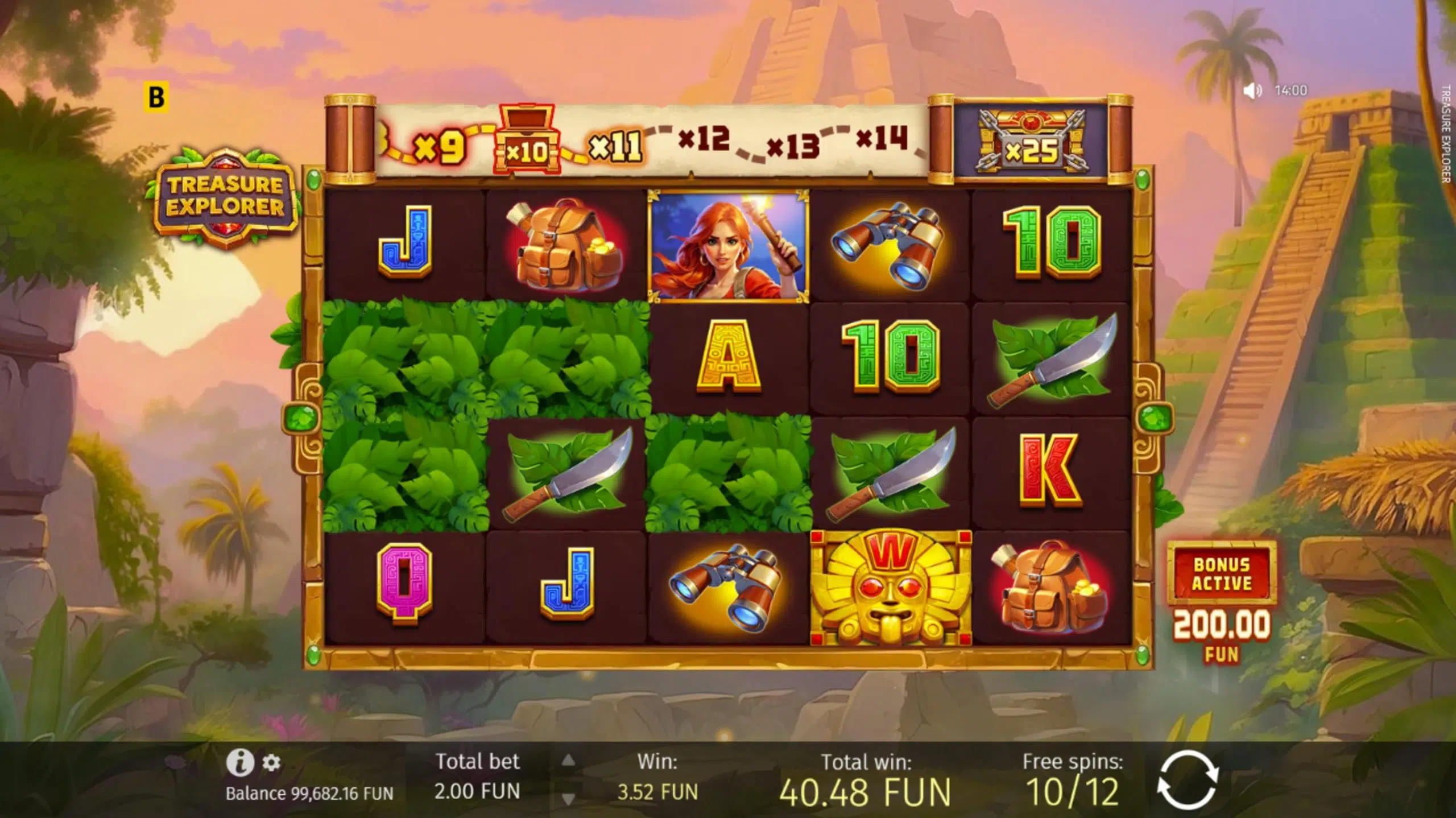 treasure explorer bonus