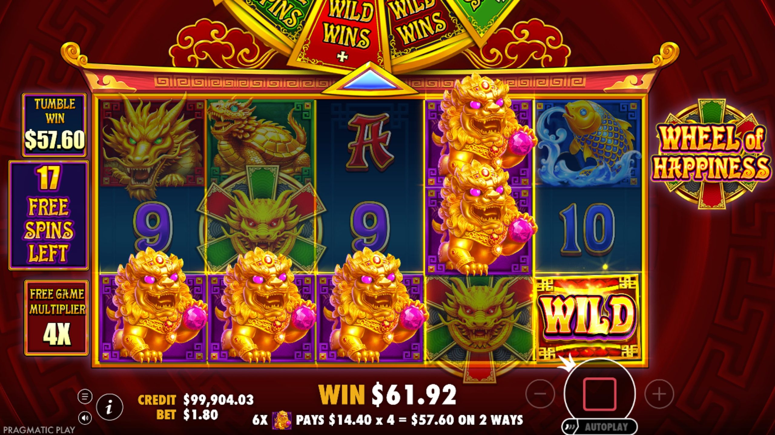 wheel of happiness bonus