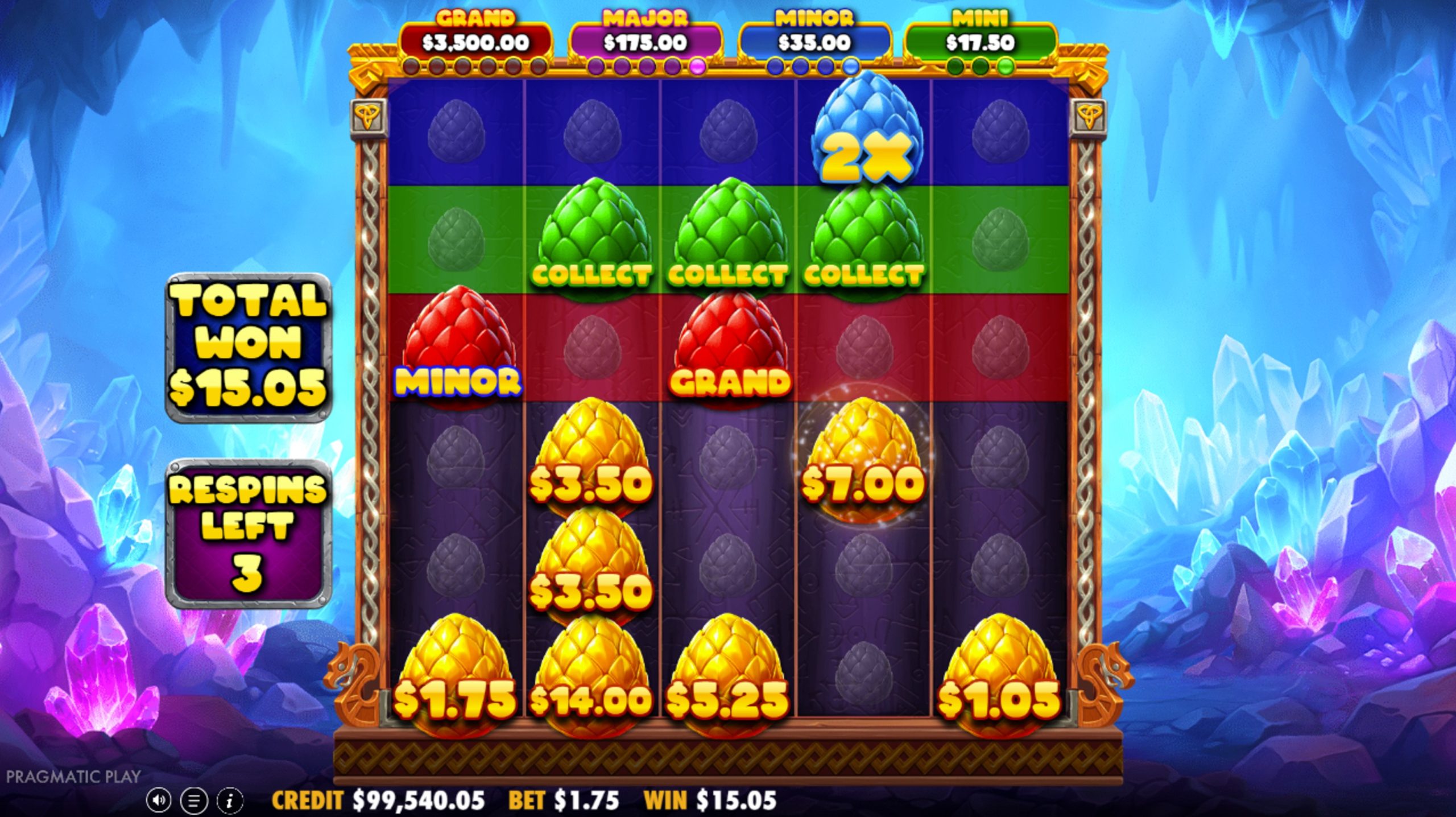 3 magic eggs bonus