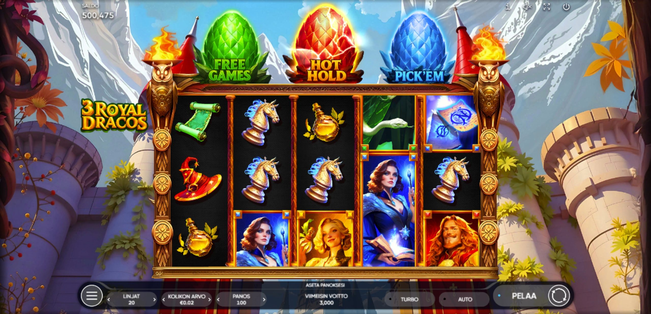 3 royal dracos slot