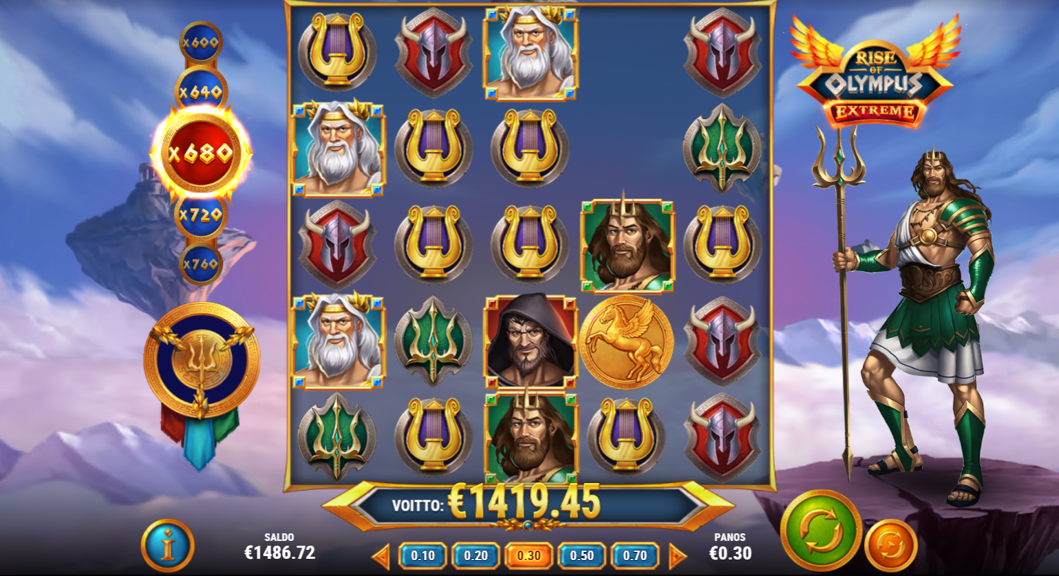 Big wins screenshot