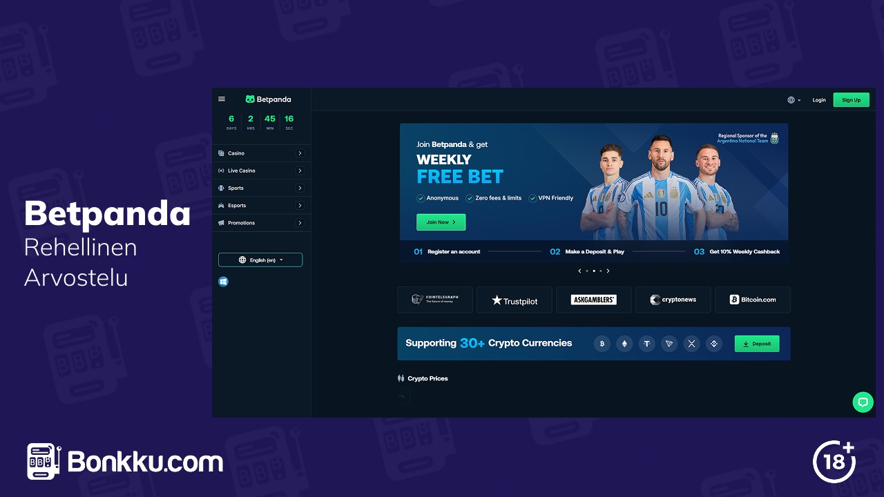 betpanda casino arvostelu