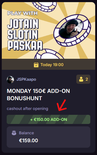 casino vibes add on