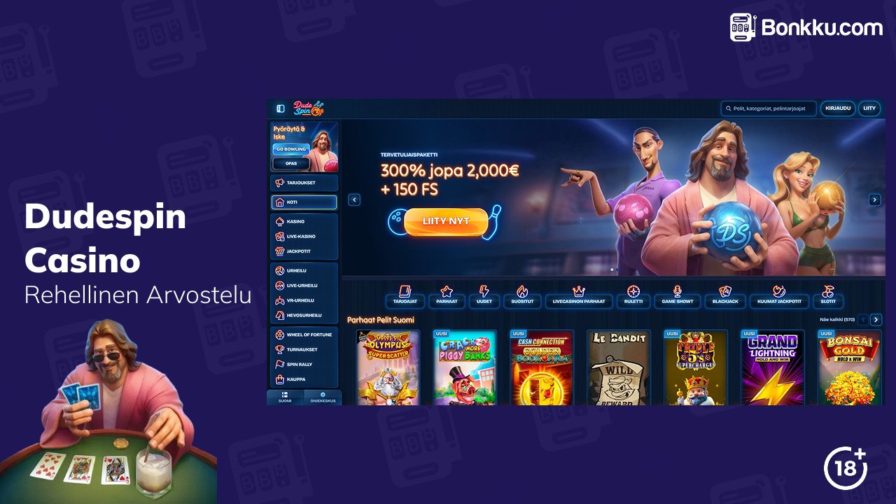 dudespin casino arvostelu