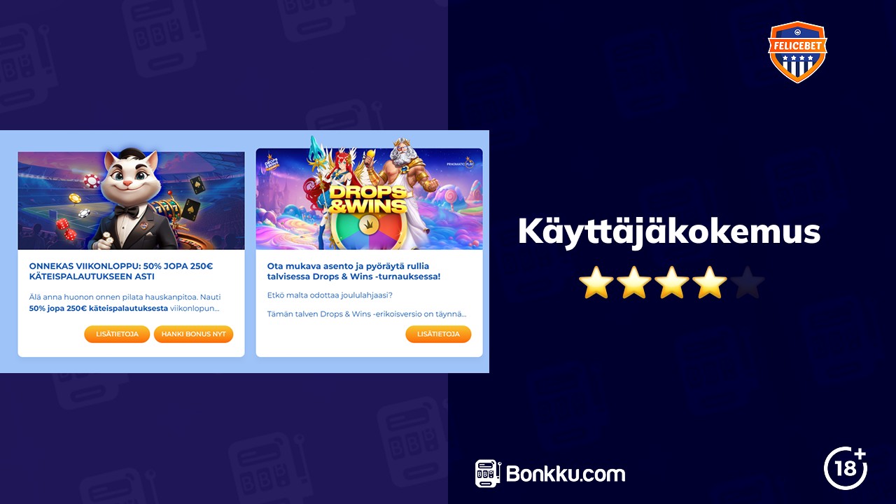 felicebet käyttäjäkokemus