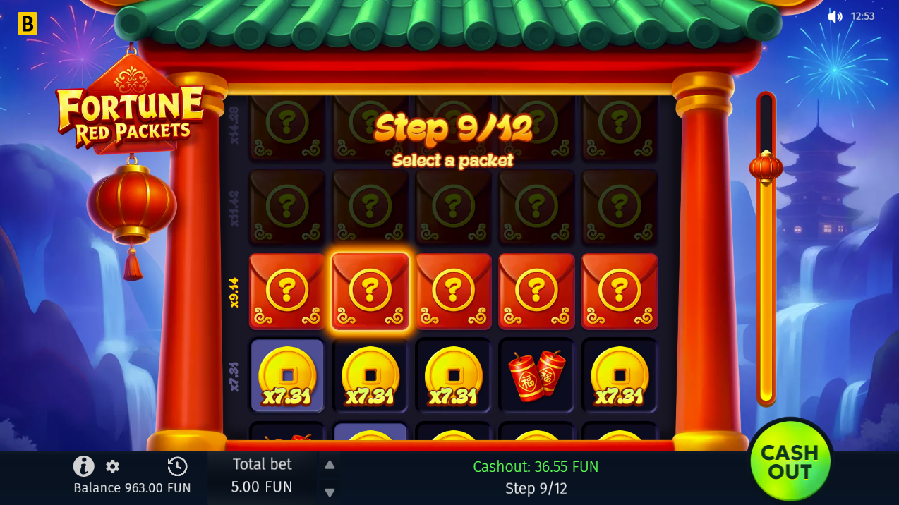fortune red packets bonus