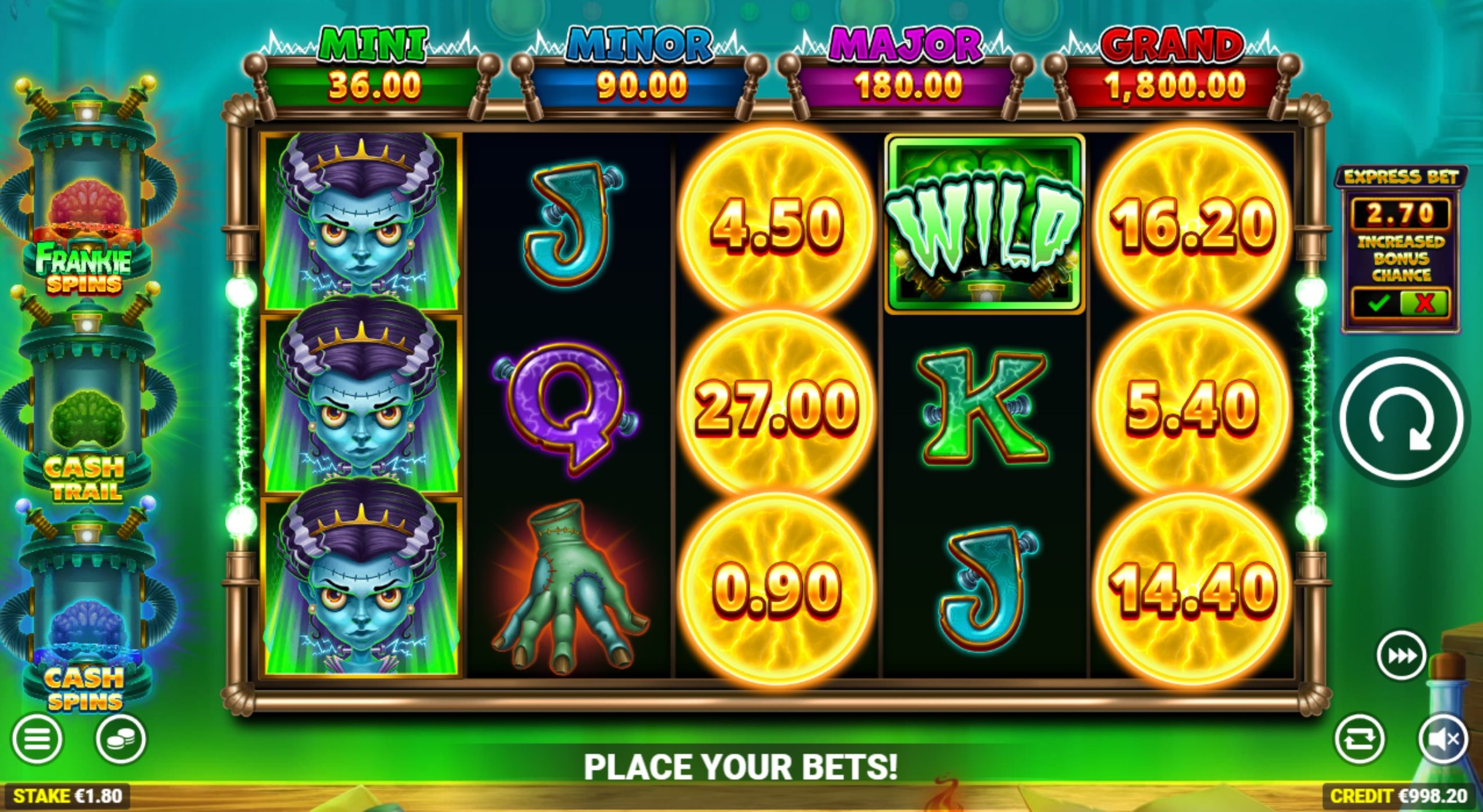 frankensteins fortune slot