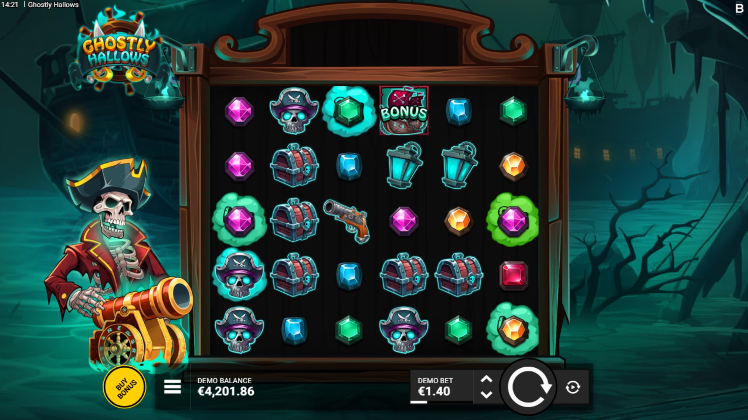 ghostly hallows slot