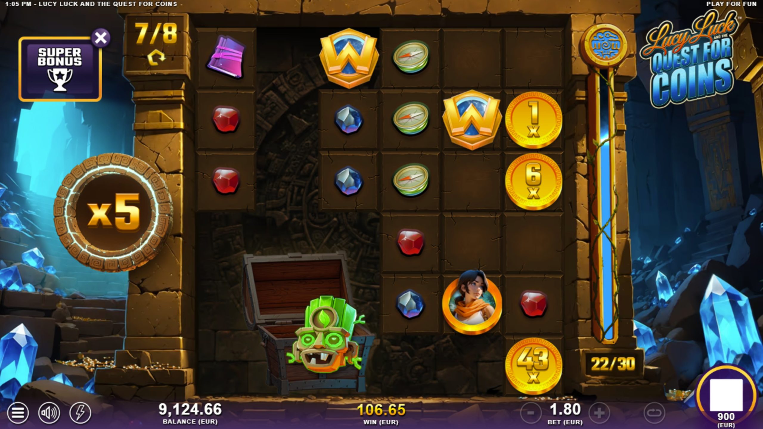 lucy luck and the quest for coins bonus