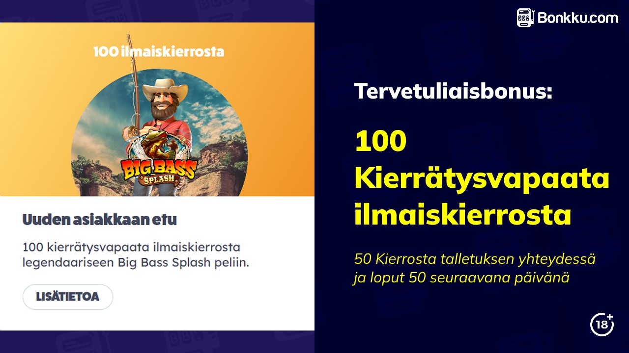 oh casino 100 kierrätysvapaata kierrosta