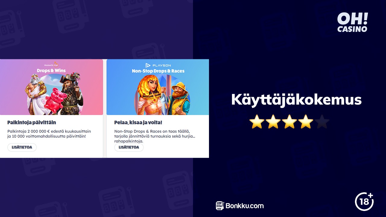 oh casino käyttäjäkokemus