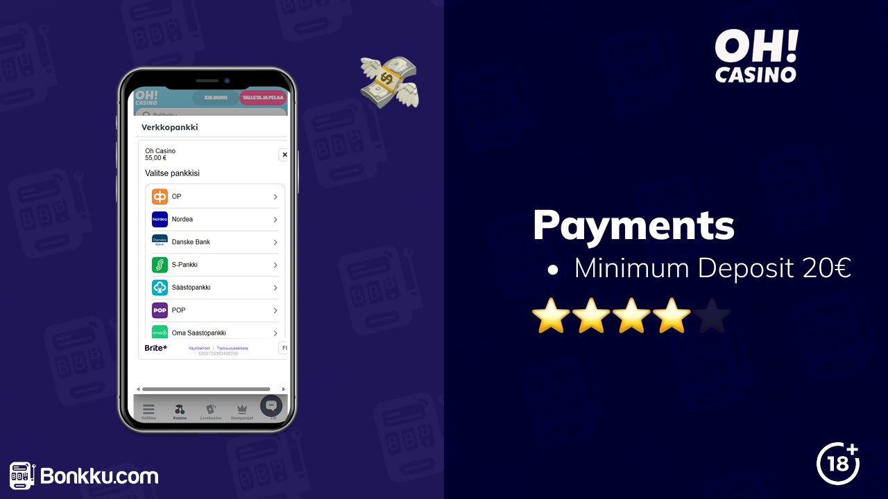 payments and withdrawals