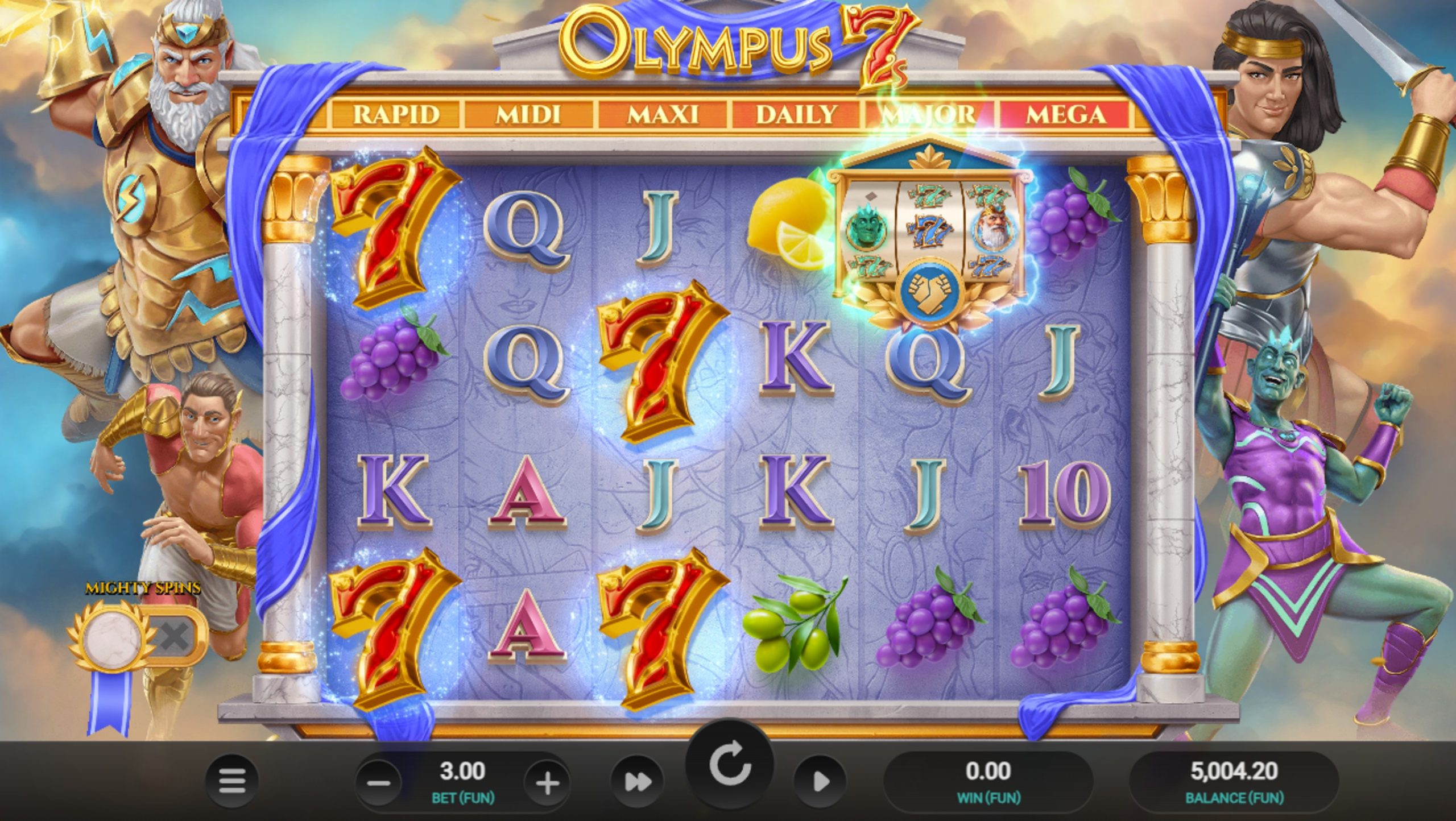 olmypus 7s dream drop slot