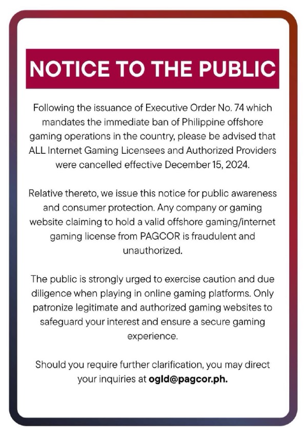 pagcor bannattu