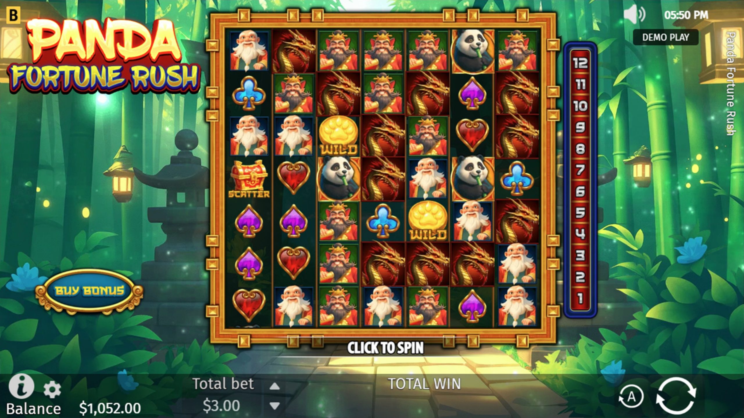 panda fortune rush slot