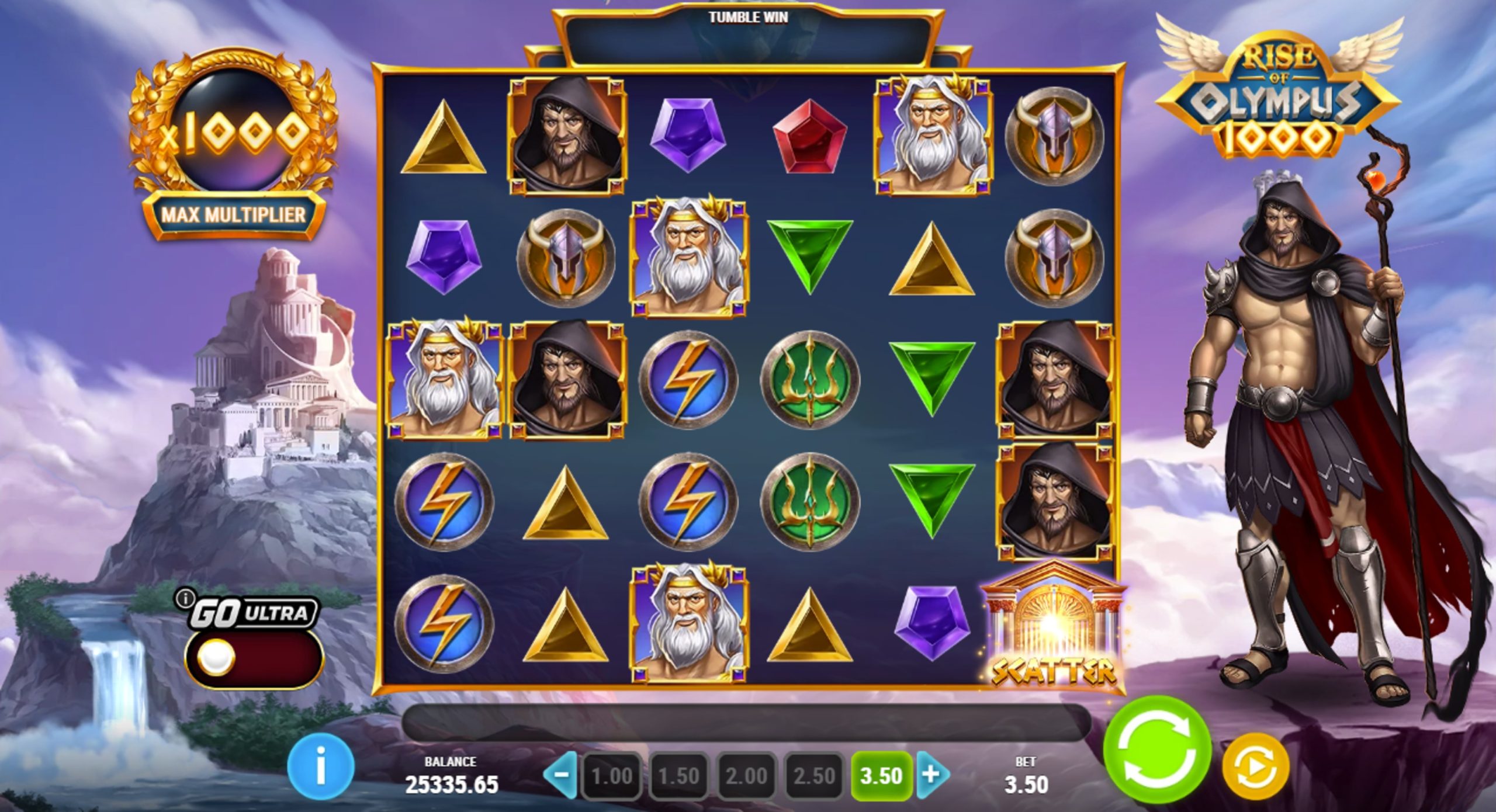 rise of olympus 1000 slot