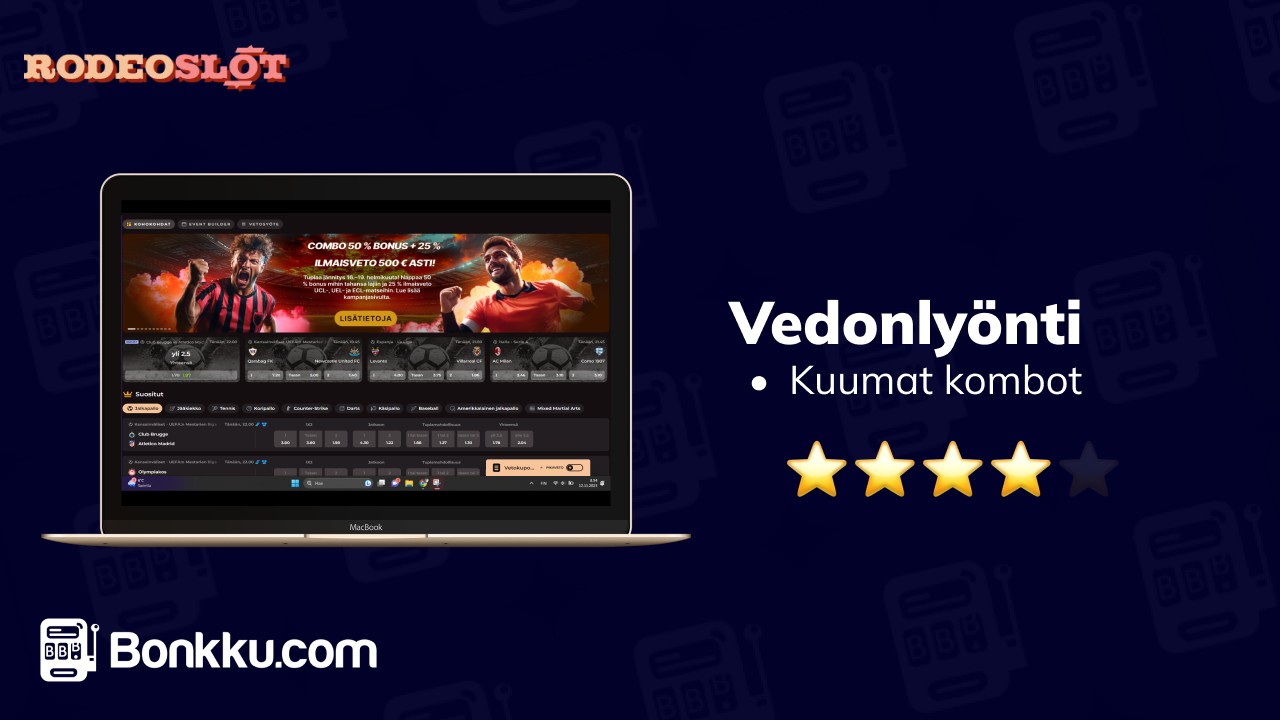 rodeoslot casino vedonlyönti