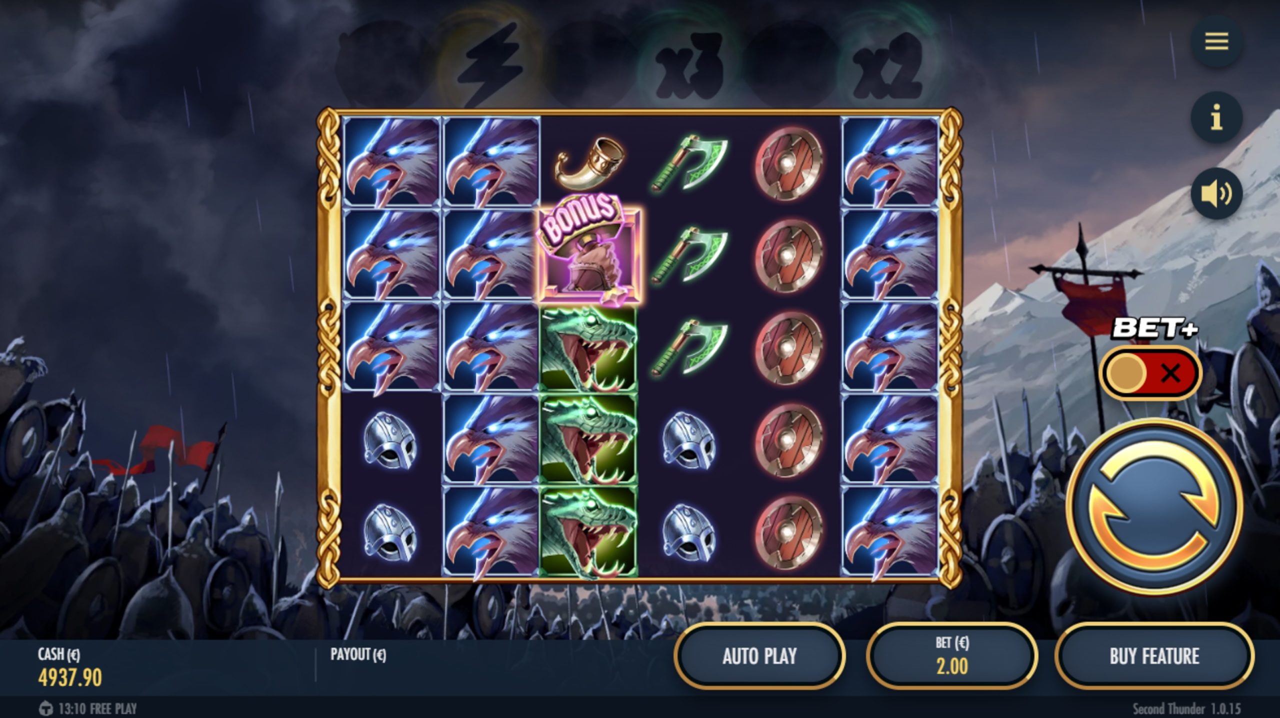 second thunder slot