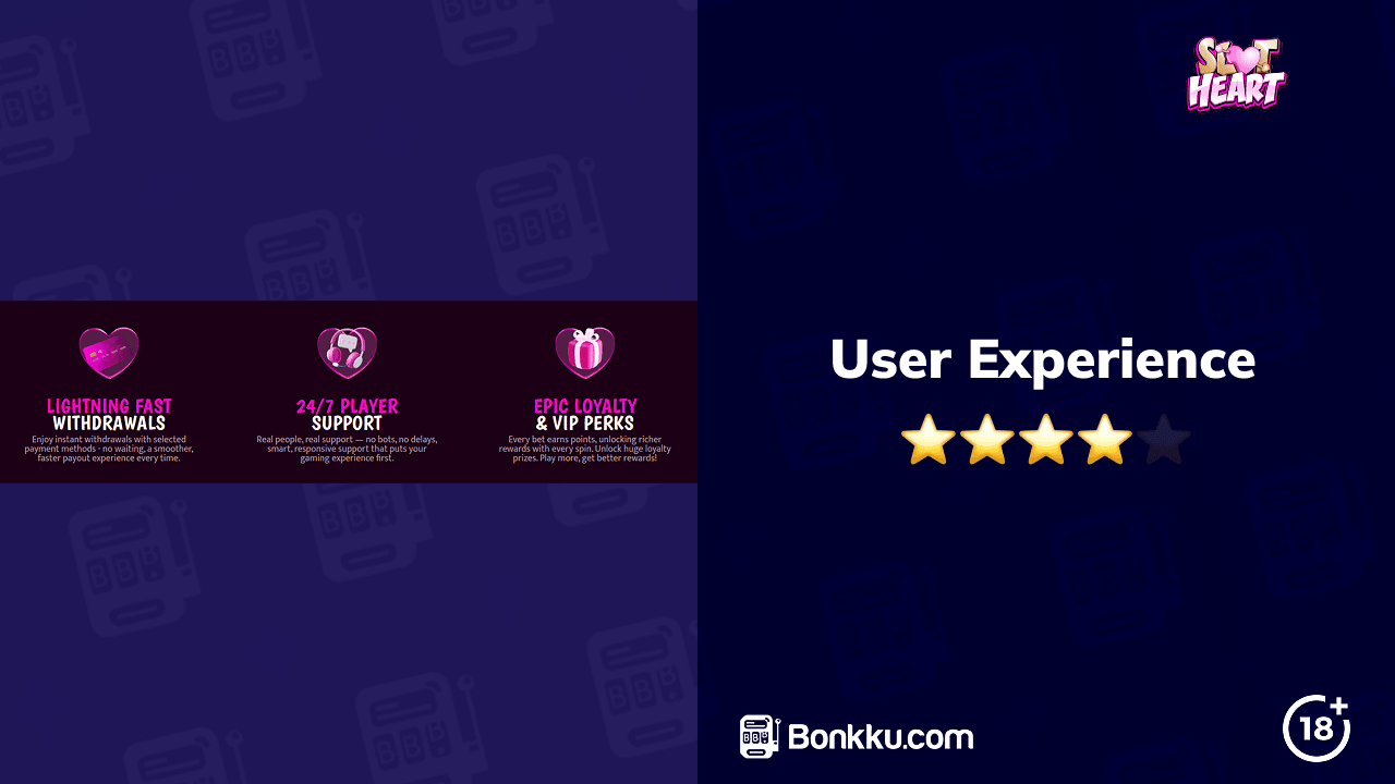 slot heart casino user experience