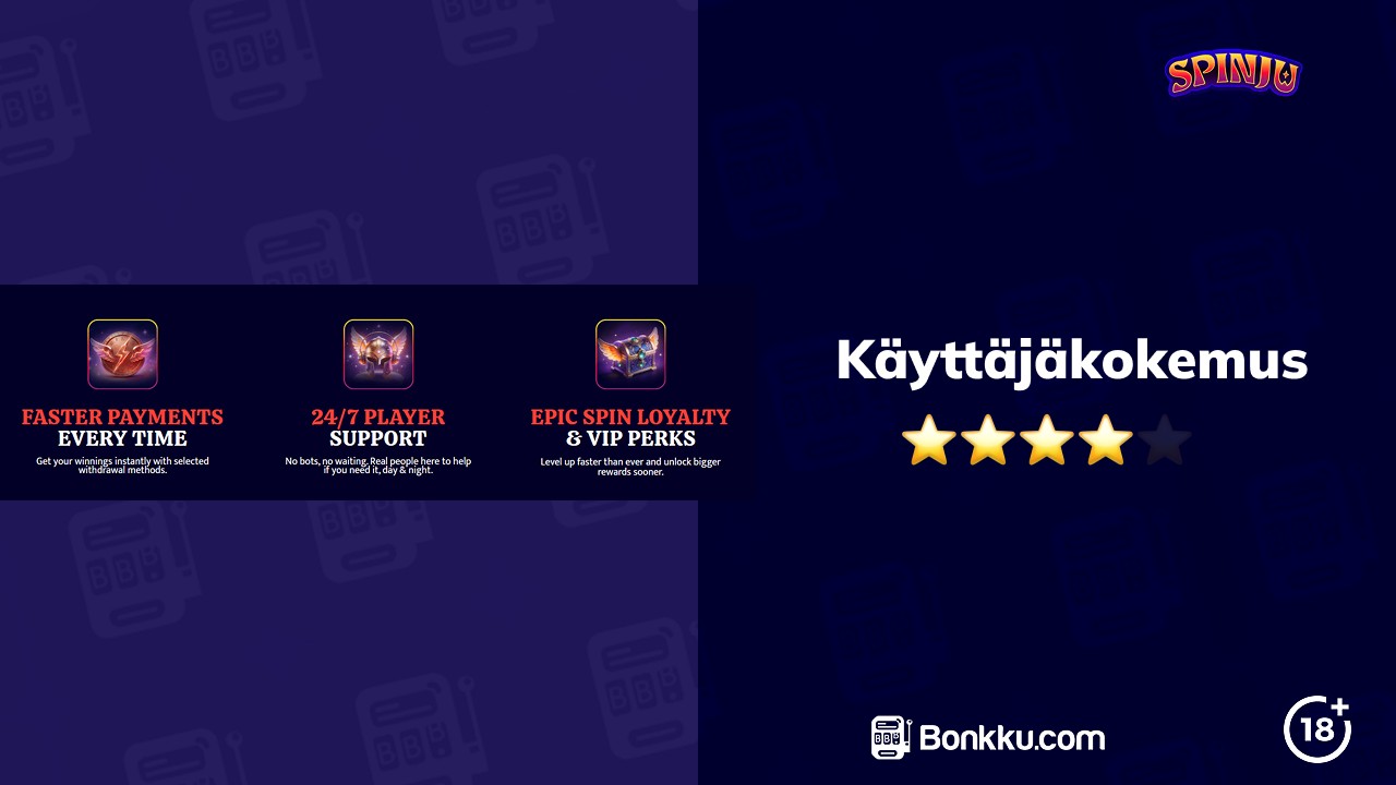 spinju casino käyttäjäkokemus
