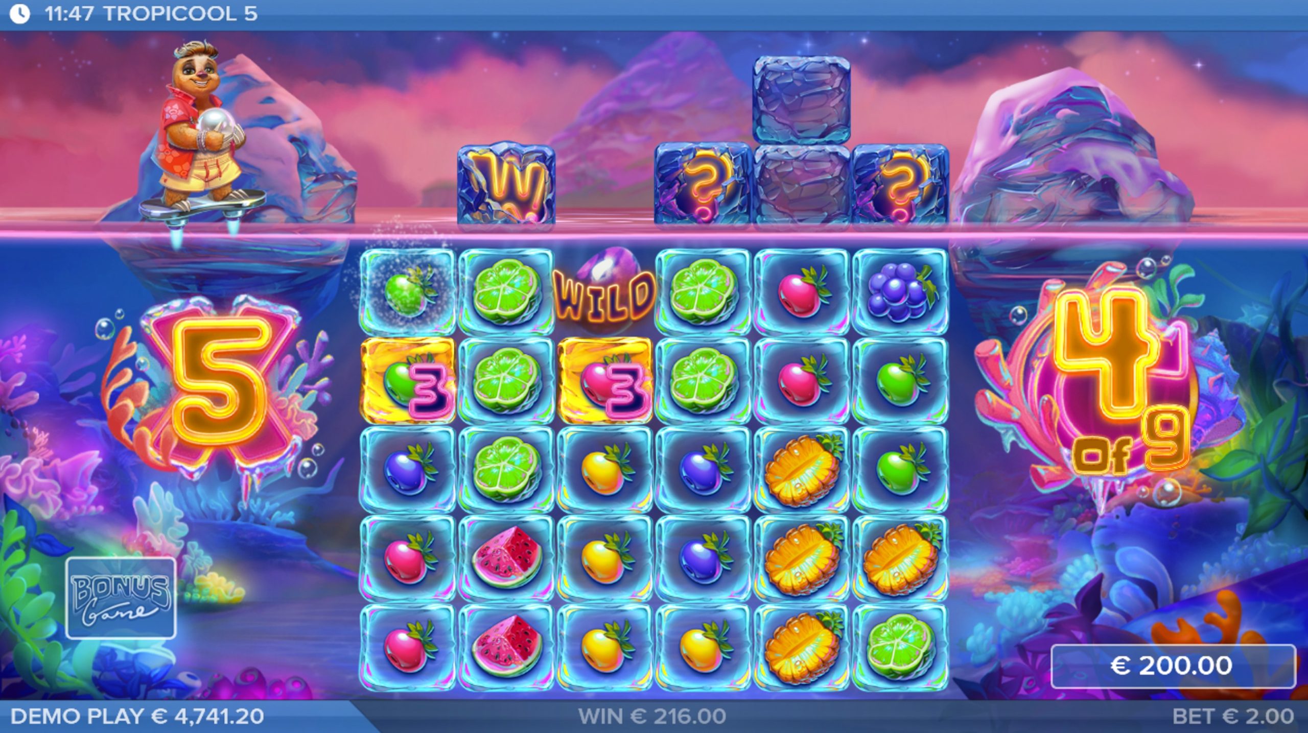 tropicool 5 bonus