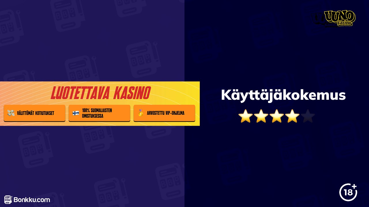 uuno kasino käyttäjäkokemus
