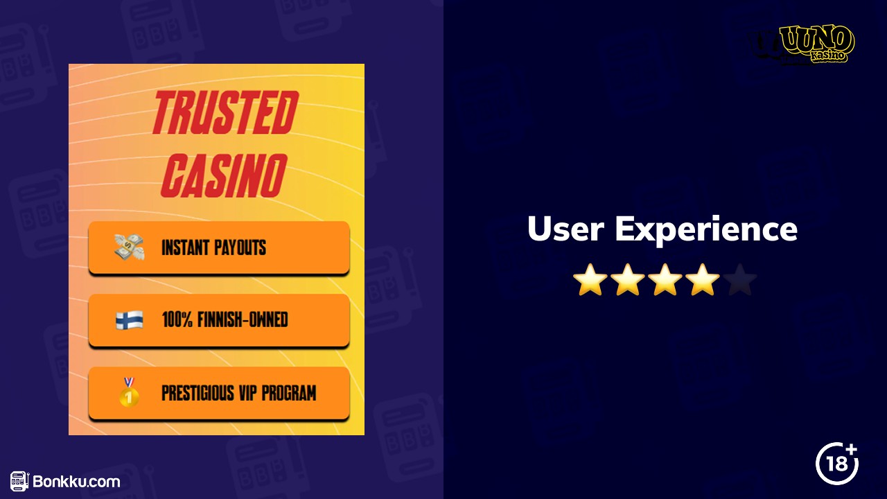 user experience at uuno kasino