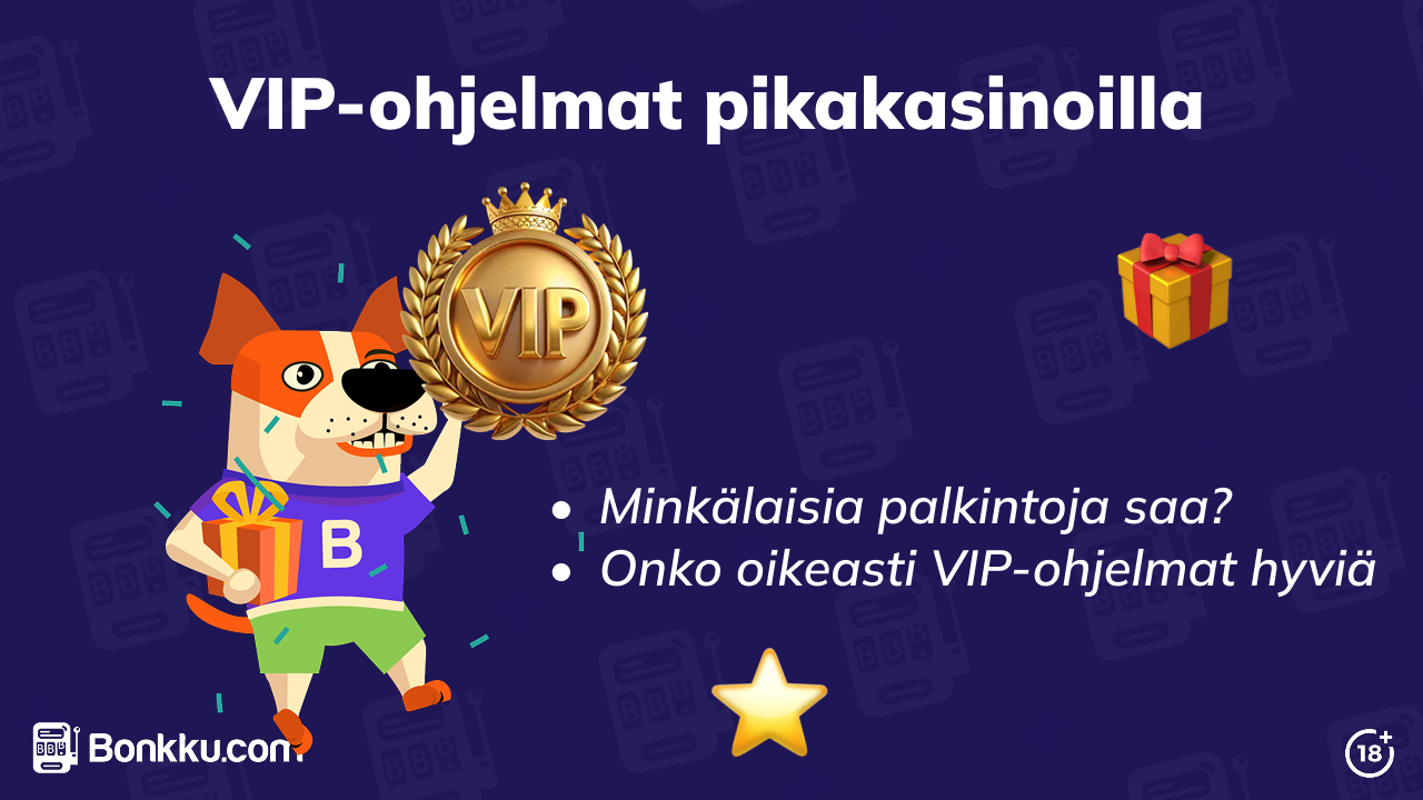 VIP-ohjelmat pikakasinoilla