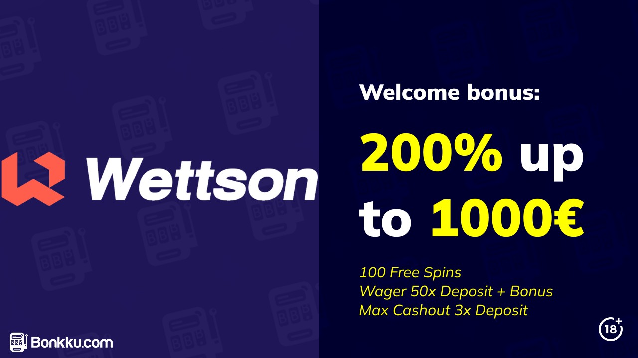 wettson casino welcome bonus