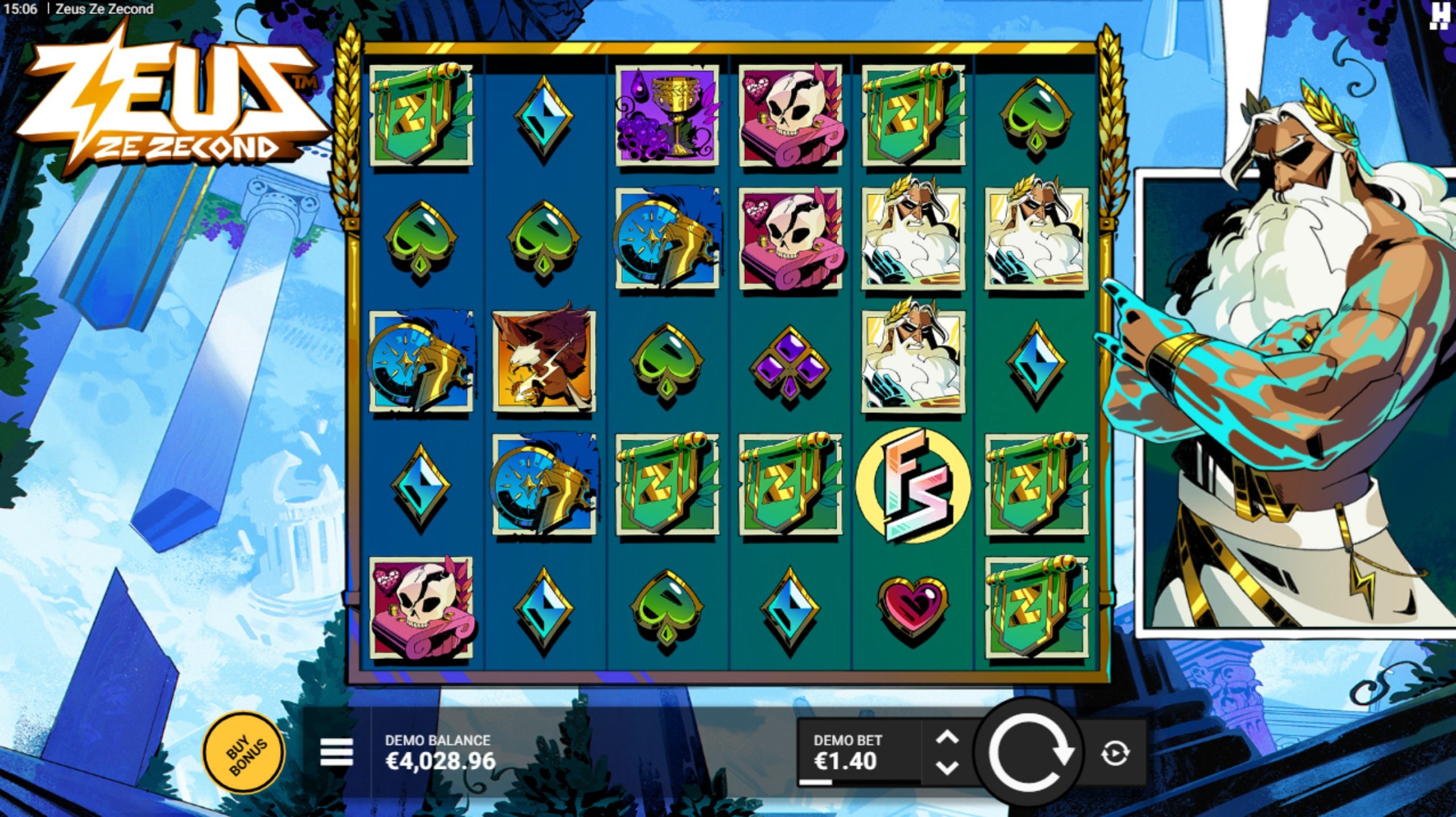 zeus ze zecond slot