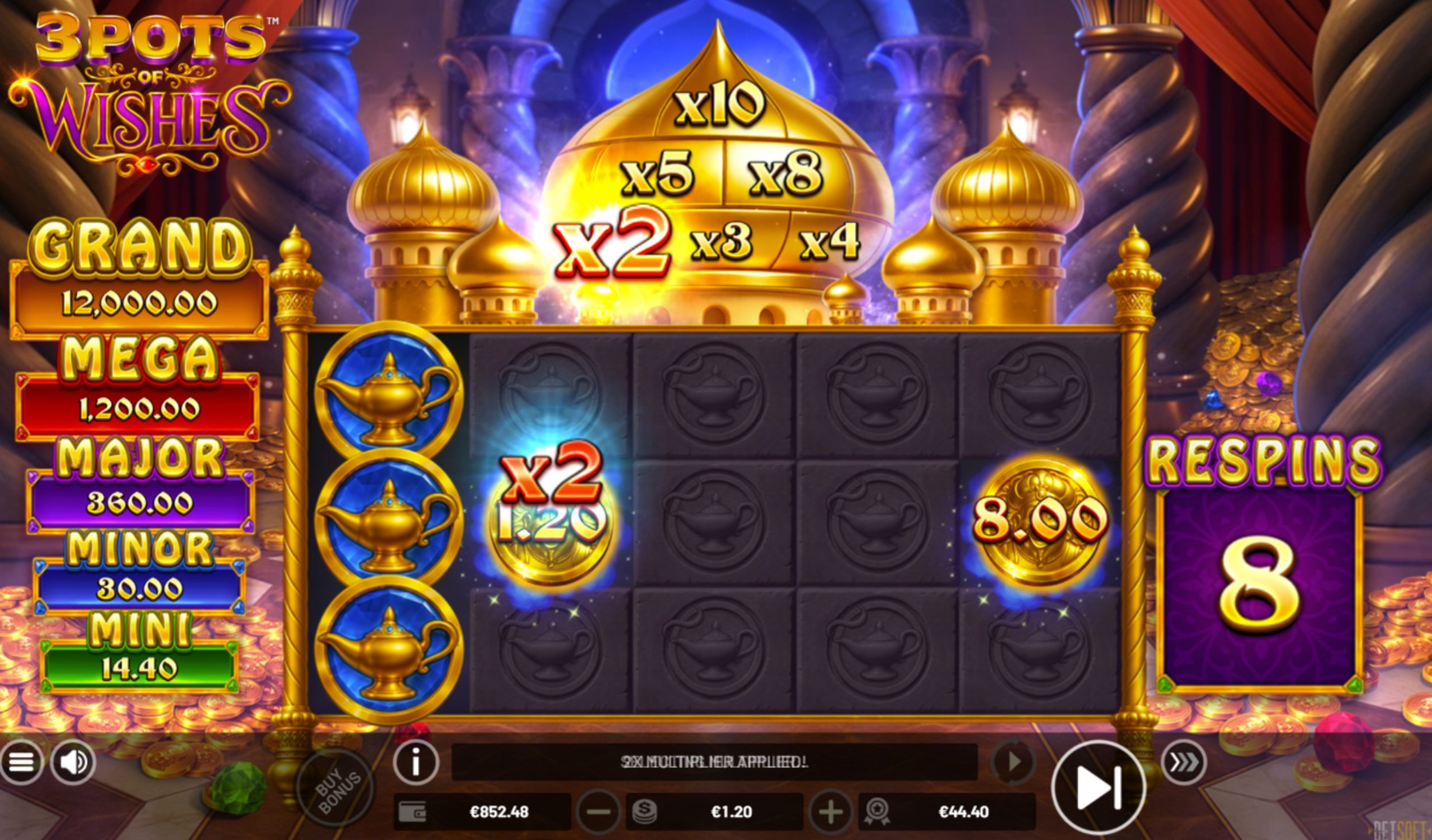 3 pots of wishes bonus