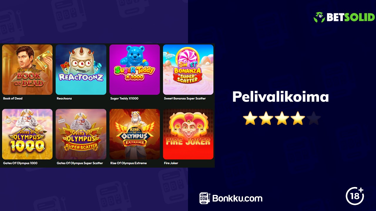 betsolid casino pelivalikoima