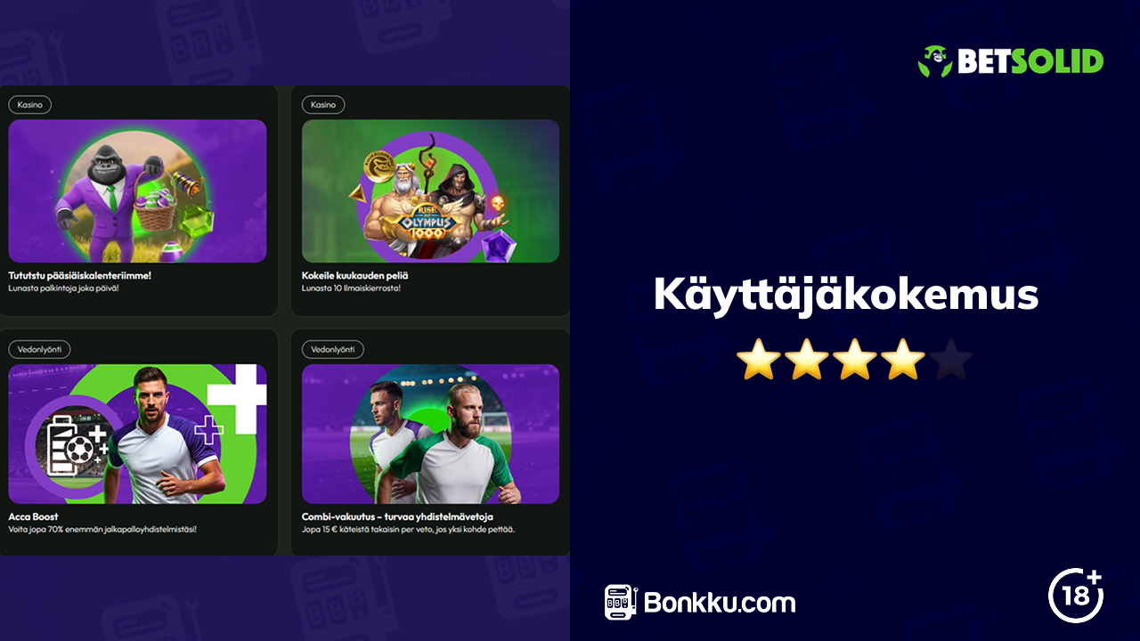 betsolid käyttäjäkokemus