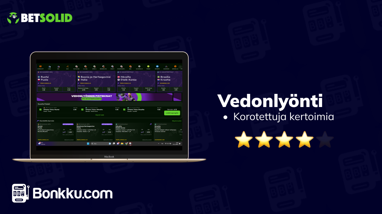 betsolid vedonlyönti