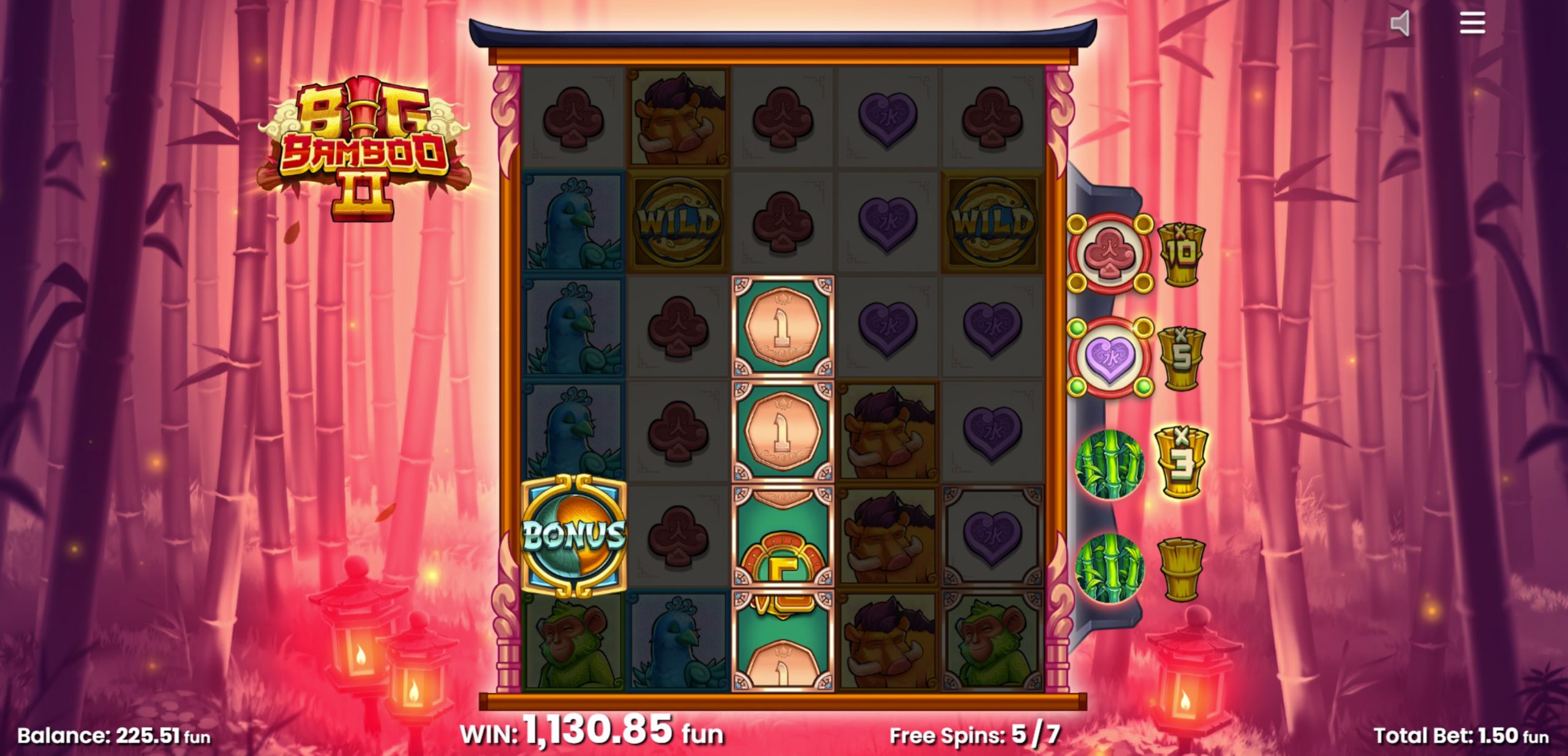 big bamboo 2 bonus