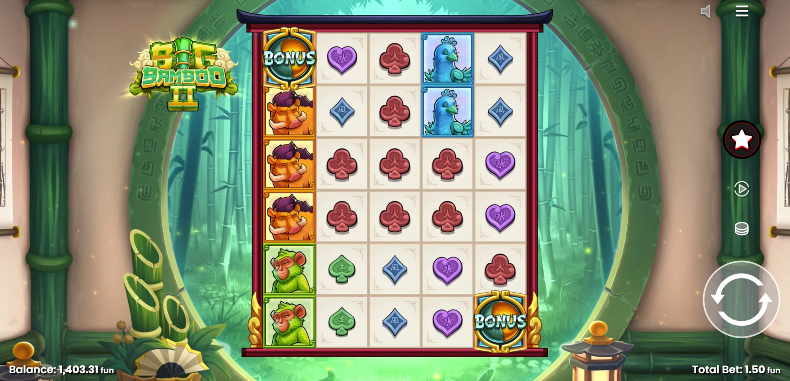 big bamboo 2 slot