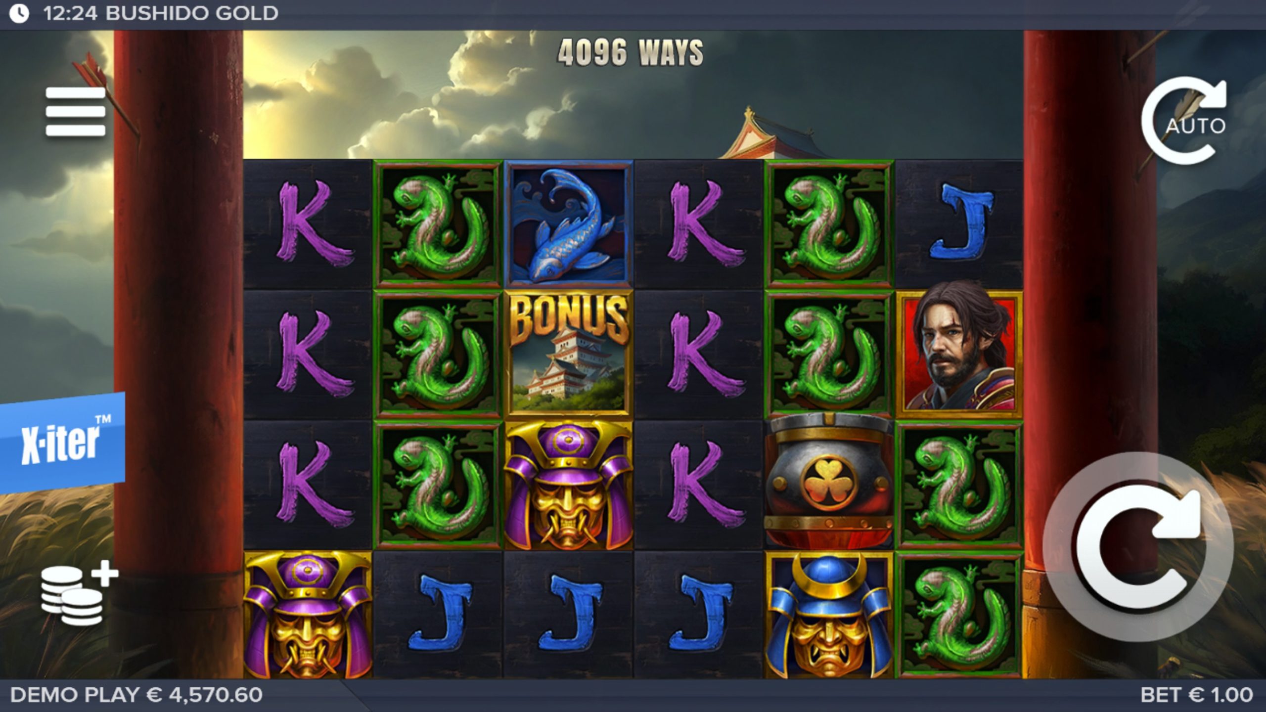 bushido gold slot