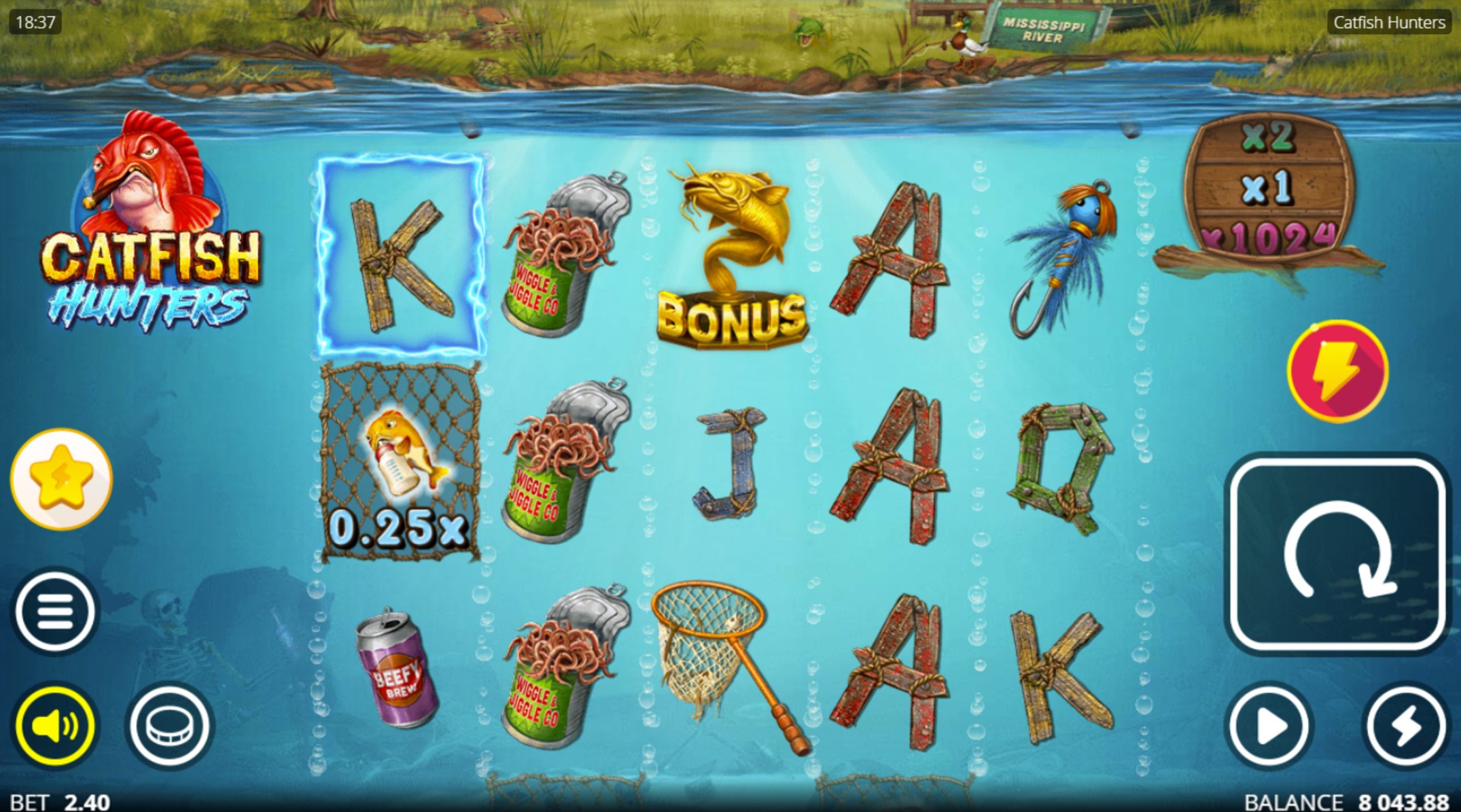 catfish hunters slot