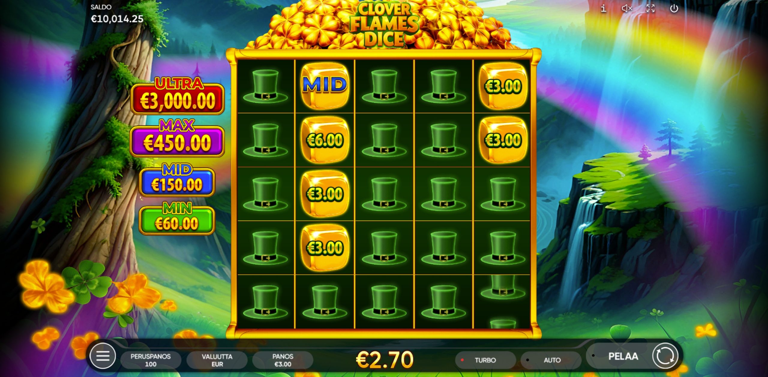 clover flames dice bonus